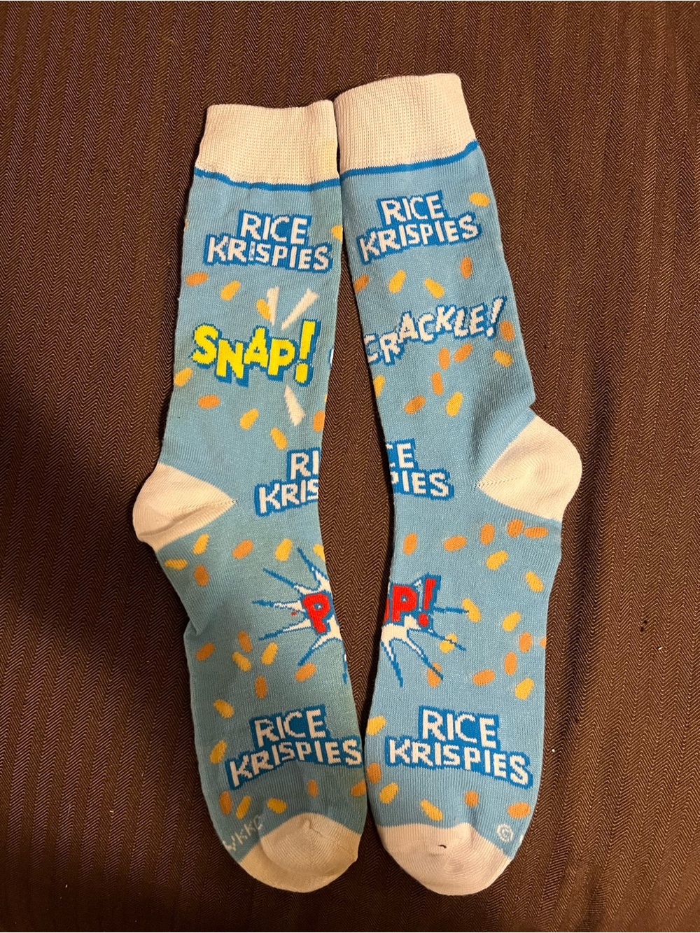 Kellogg’s Rice Krispies Cereal Mens Socks Size 6-12